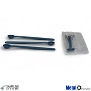 Blue PP SteriWare® Metal Detectable Volumetric Spoons — Powder Sampler