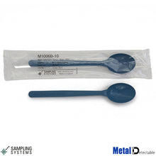 Load image into Gallery viewer, Blue PP SteriWare® Metal Detectable Sample Spoon
