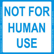 "Not for human use" Quality Control Labels — Quality Control Label